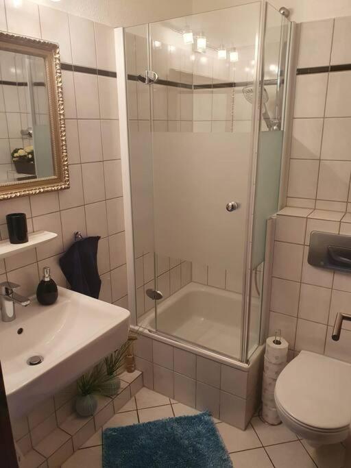 Zentrale Messe/Ferien Whg Mit Garten & Parkplatz راتينغن المظهر الخارجي الصورة