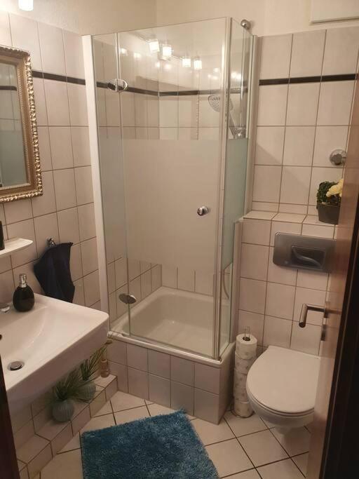 Zentrale Messe/Ferien Whg Mit Garten & Parkplatz راتينغن المظهر الخارجي الصورة